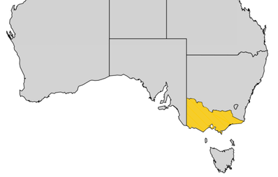 Victoria highlighted Australia