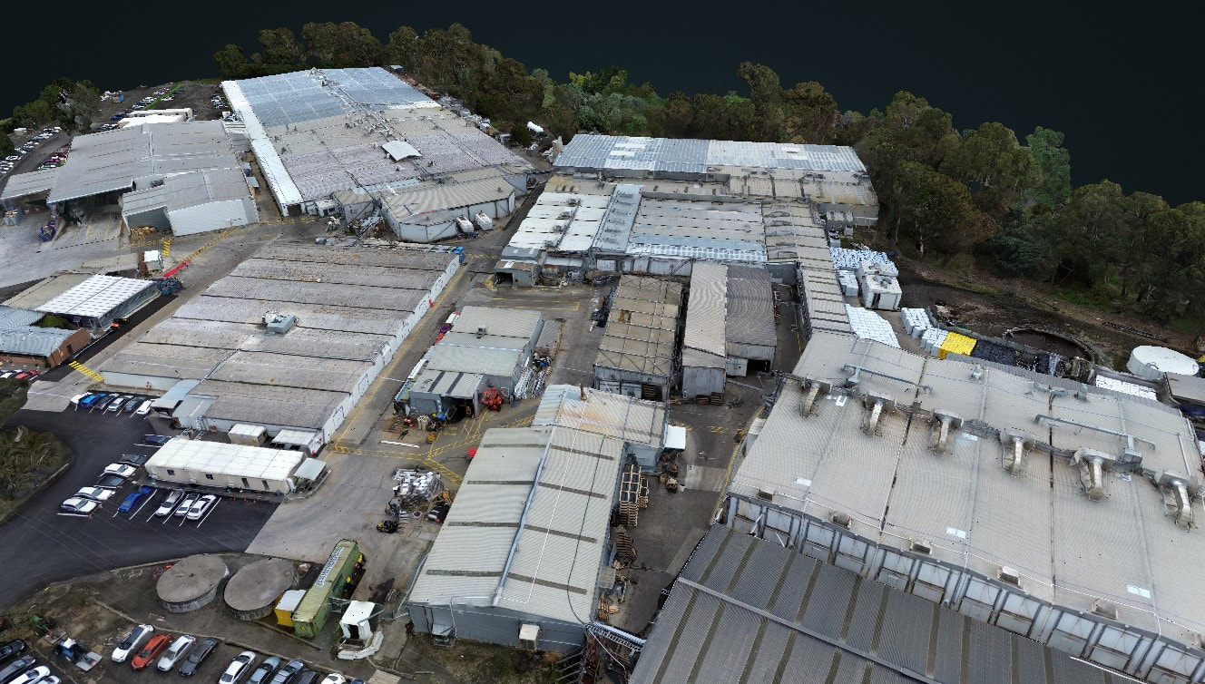 photogrammetry of materials facility